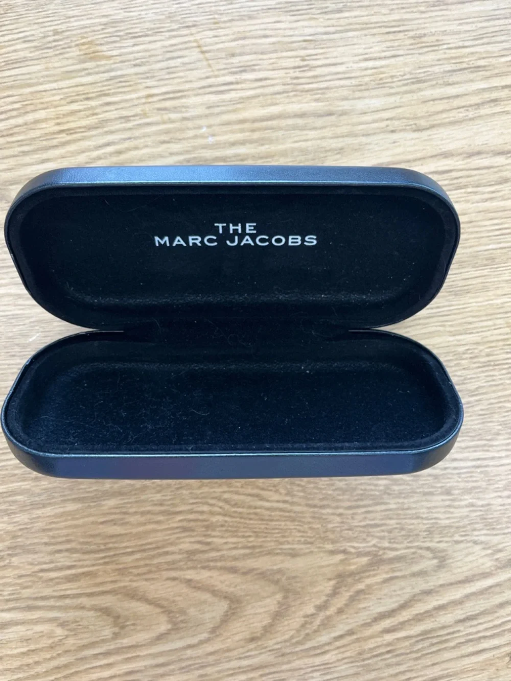 Marc Jacobs Black Eyewear Case with White Logo